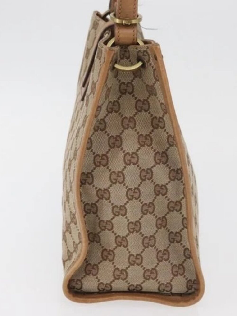 GUCCI GG Canvas Shoulder Bag Beige Gold 110292 Auth 182469 - Picture 5 of 16